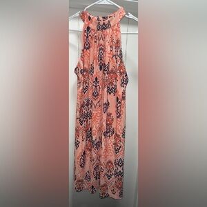 Flirty Paisley Halter Dress – Size XL